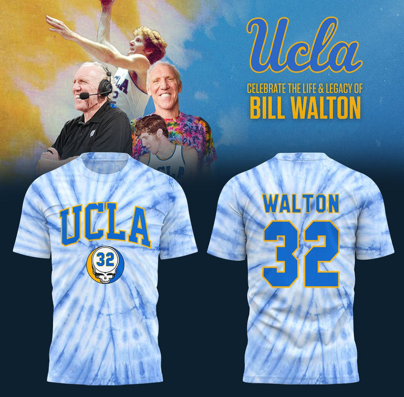 UCLA Bruins Honors The Late Bill Walton Tie Dye Shirt Honor Grateful Dead Basketball Legend Oregontrailrvpk Shirt