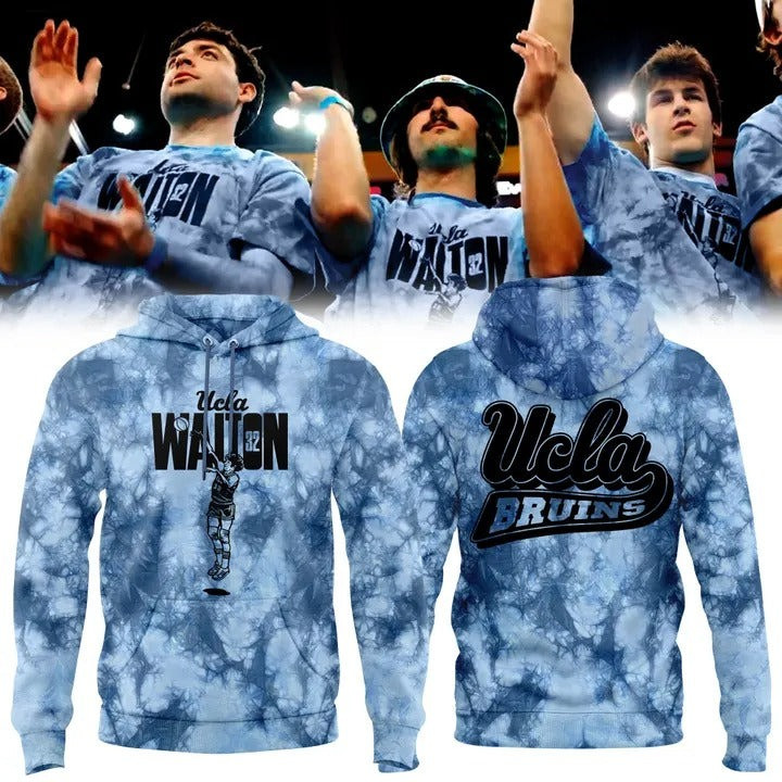 UCLA Honors The Late Bill Walton Tie Dye Hoodie Ucla Bruins Honor Grateful Dead Bill Walton