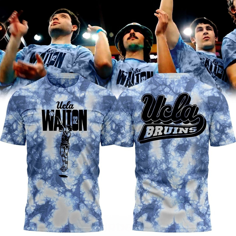 UCLA Men's Basketball Bill Walton Tie-Dye T-Shirt Oregontrailrvpk Shirt