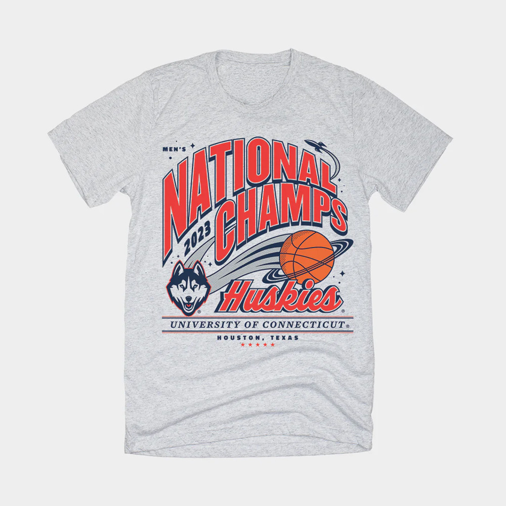 UConn 2023 National Champs T-Shirt Best Gifts For Basketball Fans Oregontrailrvpk Shirt