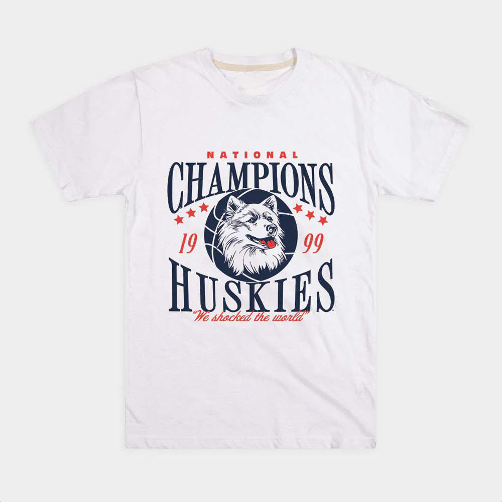 UConn Huskies 1999 Championship T-Shirt Best Gift For A Basketball Fan Oregontrailrvpk Shirt