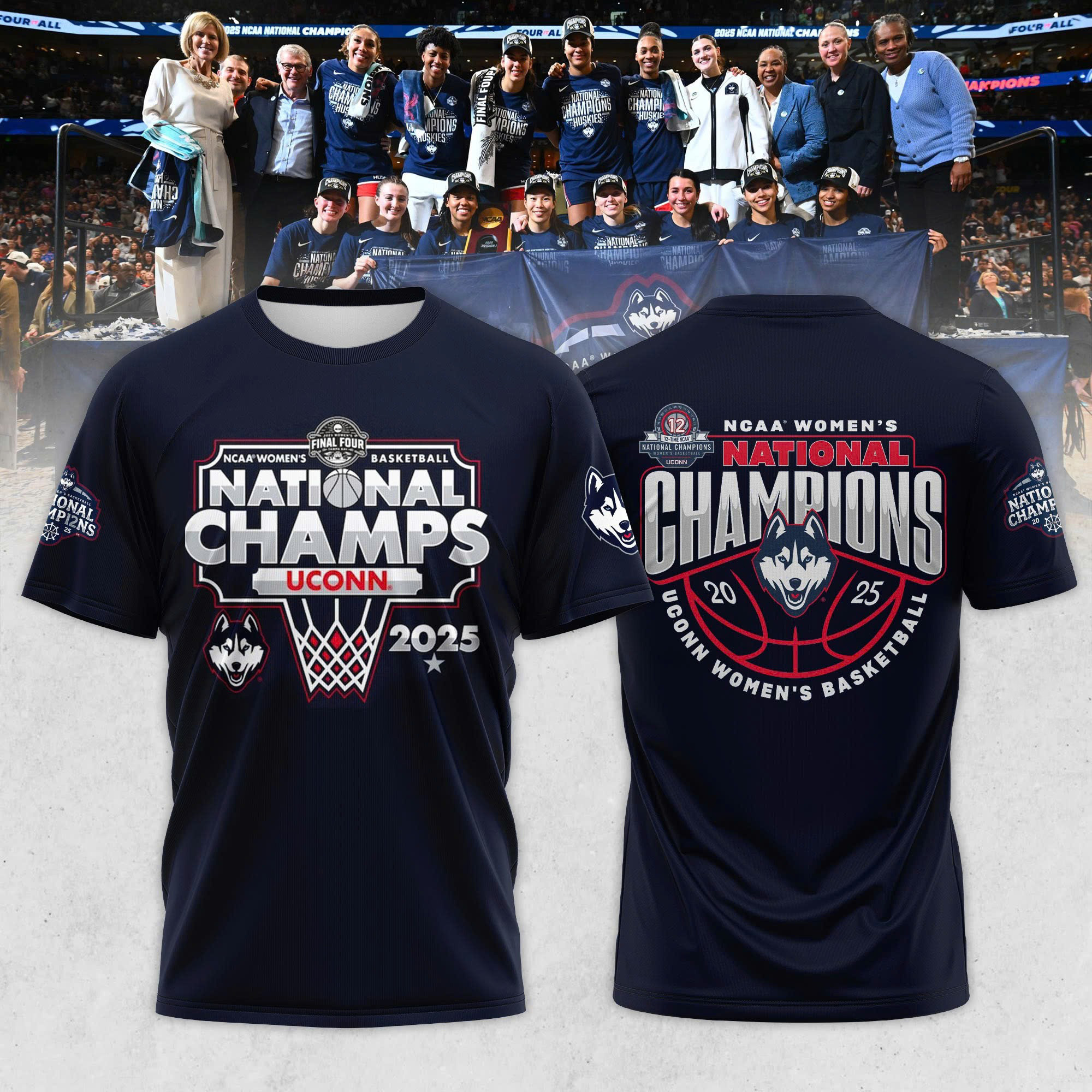 UConn Huskies 2025 NCAA Women's Basketball National Champions Shirt Basketball Oregontrailrvpk Shirt