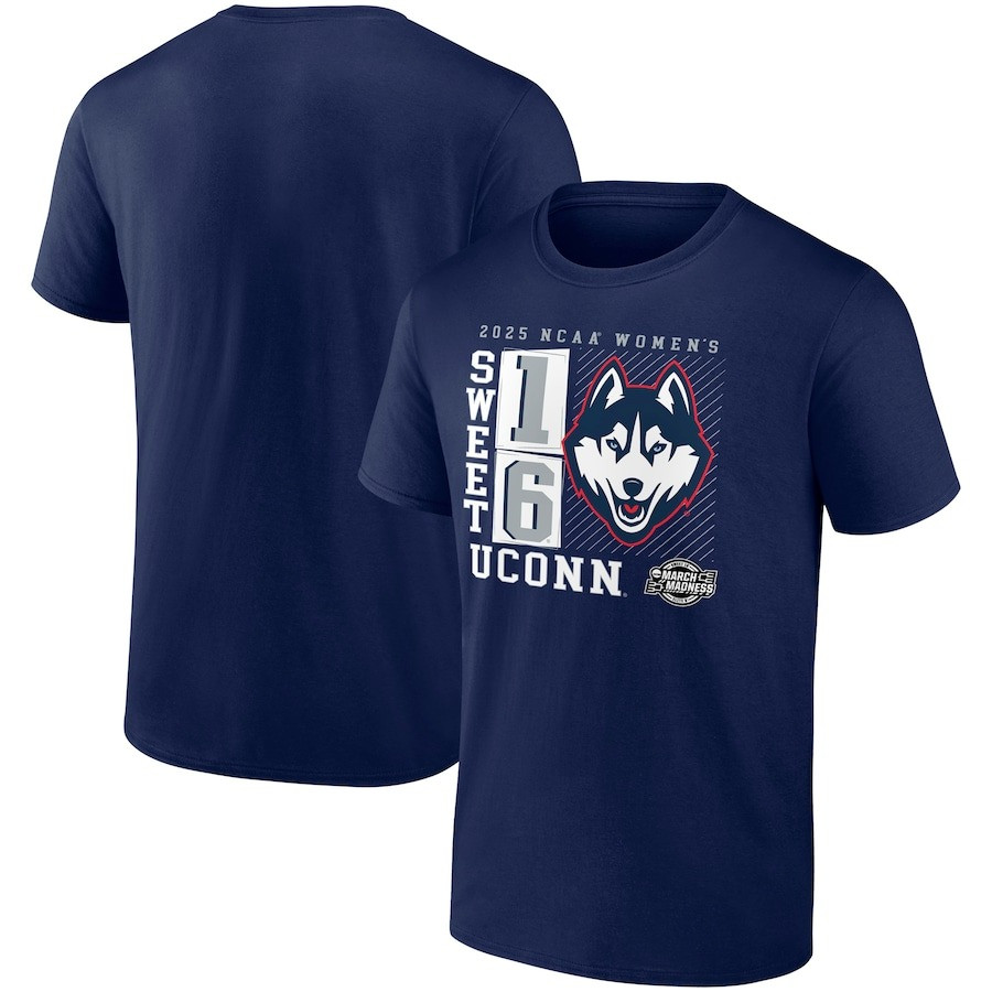 UConn Huskies 2025 NCAA Women's Basketball Tournament March Madness Sweet 16 No Look Pass T-Shirt Lovers Oregontrailrvpk Shirt