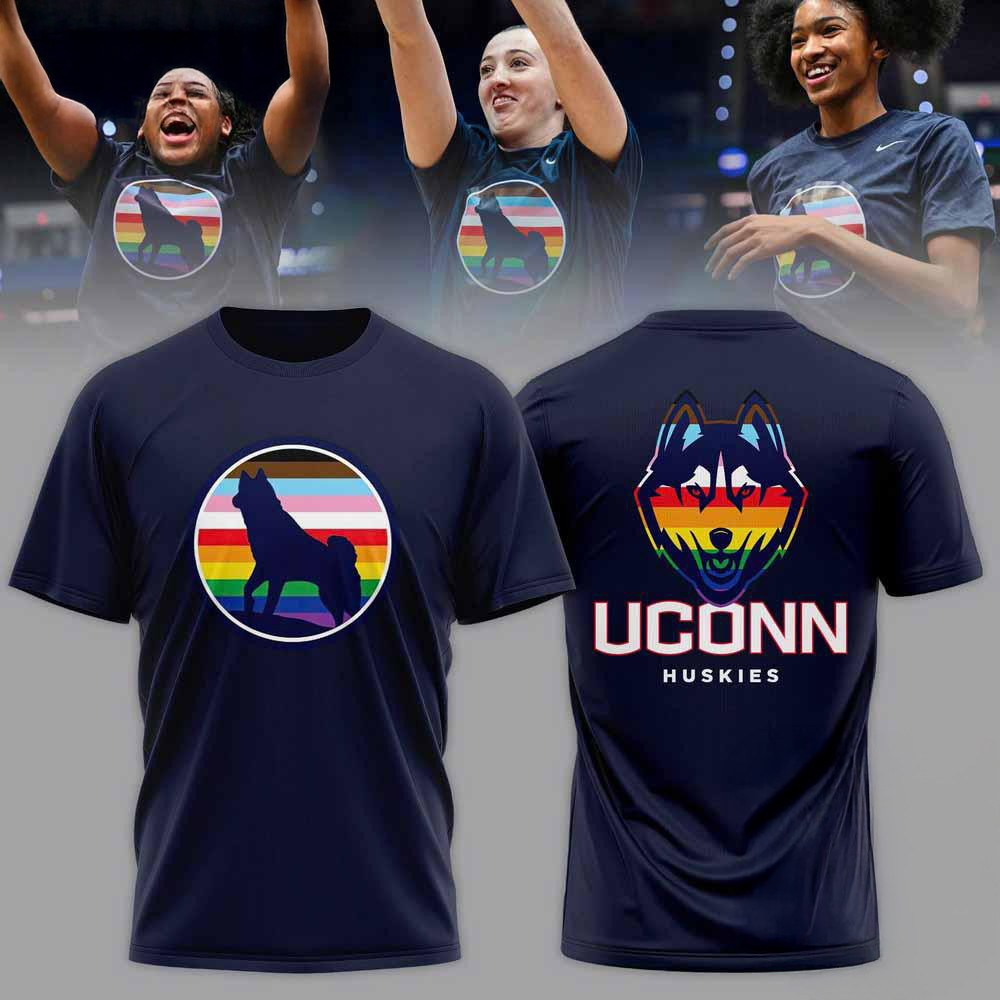 UConn Huskies Basketball Connecticut Huskies Pride Rainbow Shirt Basketball Lovers Gifts Oregontrailrvpk Shirt