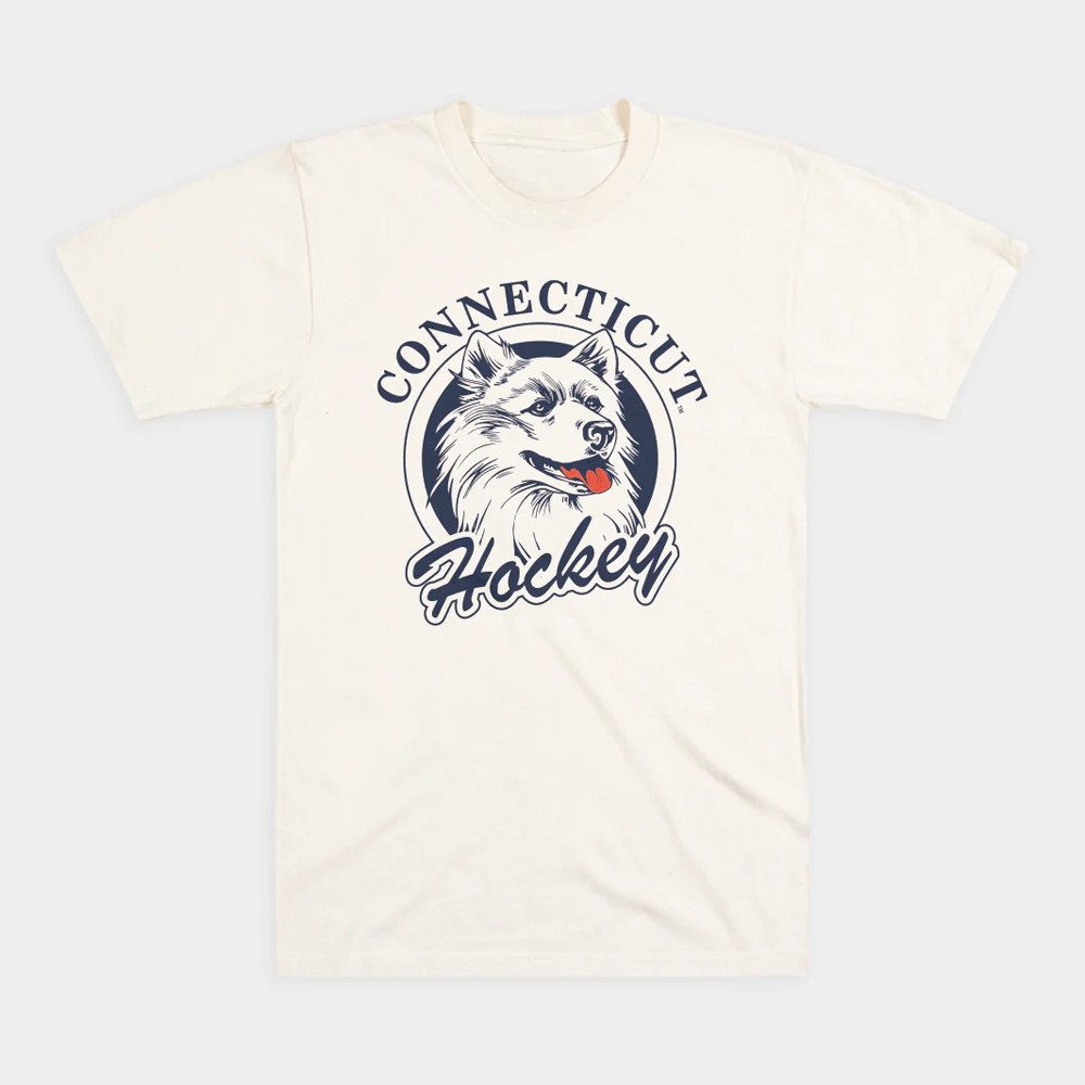 UConn Huskies Connecticut Hockey Retro T-Shirt Oregontrailrvpk Shirt