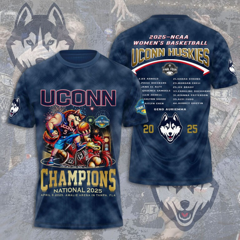 Uconn Huskies National Champions 2025 Shirt Women's Basketball Tee Shirts Great Oregontrailrvpk Shirt
