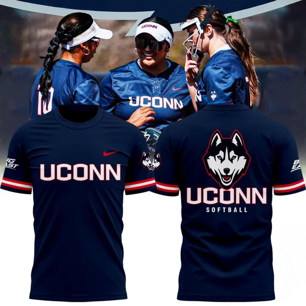 UConn Huskies Softball New Season 2025 T-Shirtoftball Lovers Gifts Oregontrailrvpk Shirt