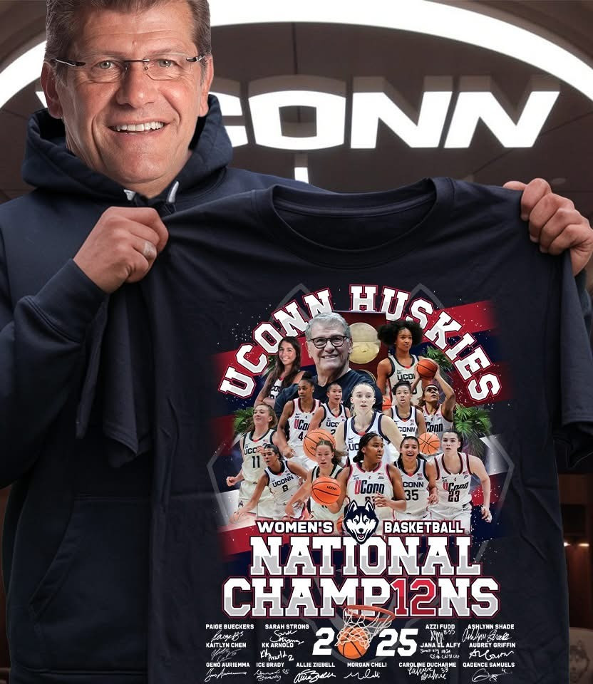Uconn Huskies Women's Basketball National Champions T-Shirt 2025 Best Fan Fan Merch Unique Oregontrailrvpk Shirt