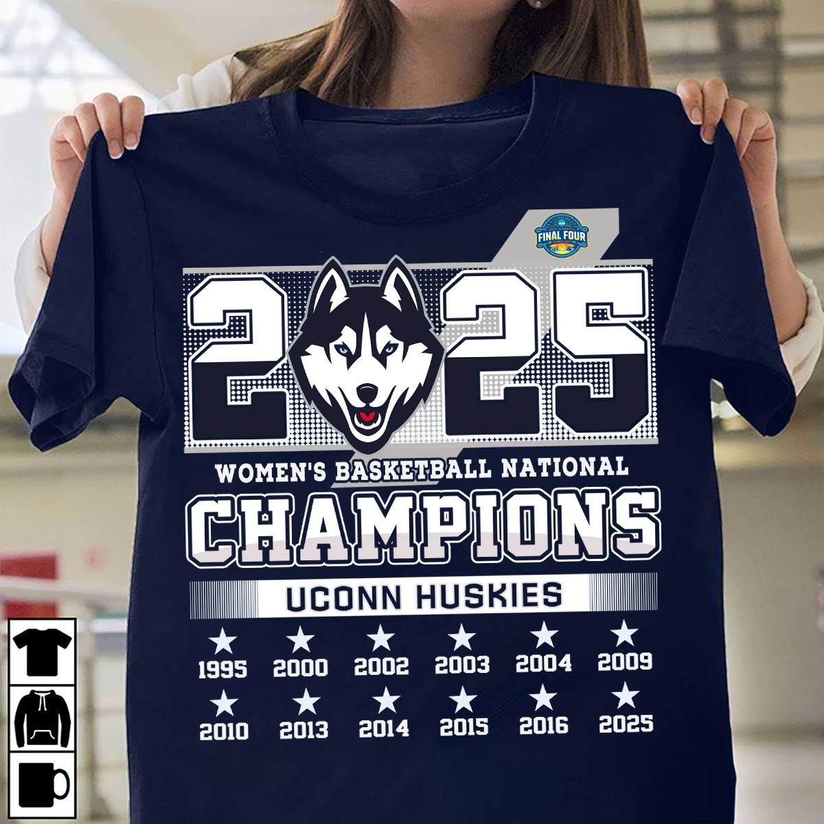 Uconn National Championship Shirt 2025 NCAA Women's Basketball Champions Final Four Tee Oregontrailrvpk Shirt