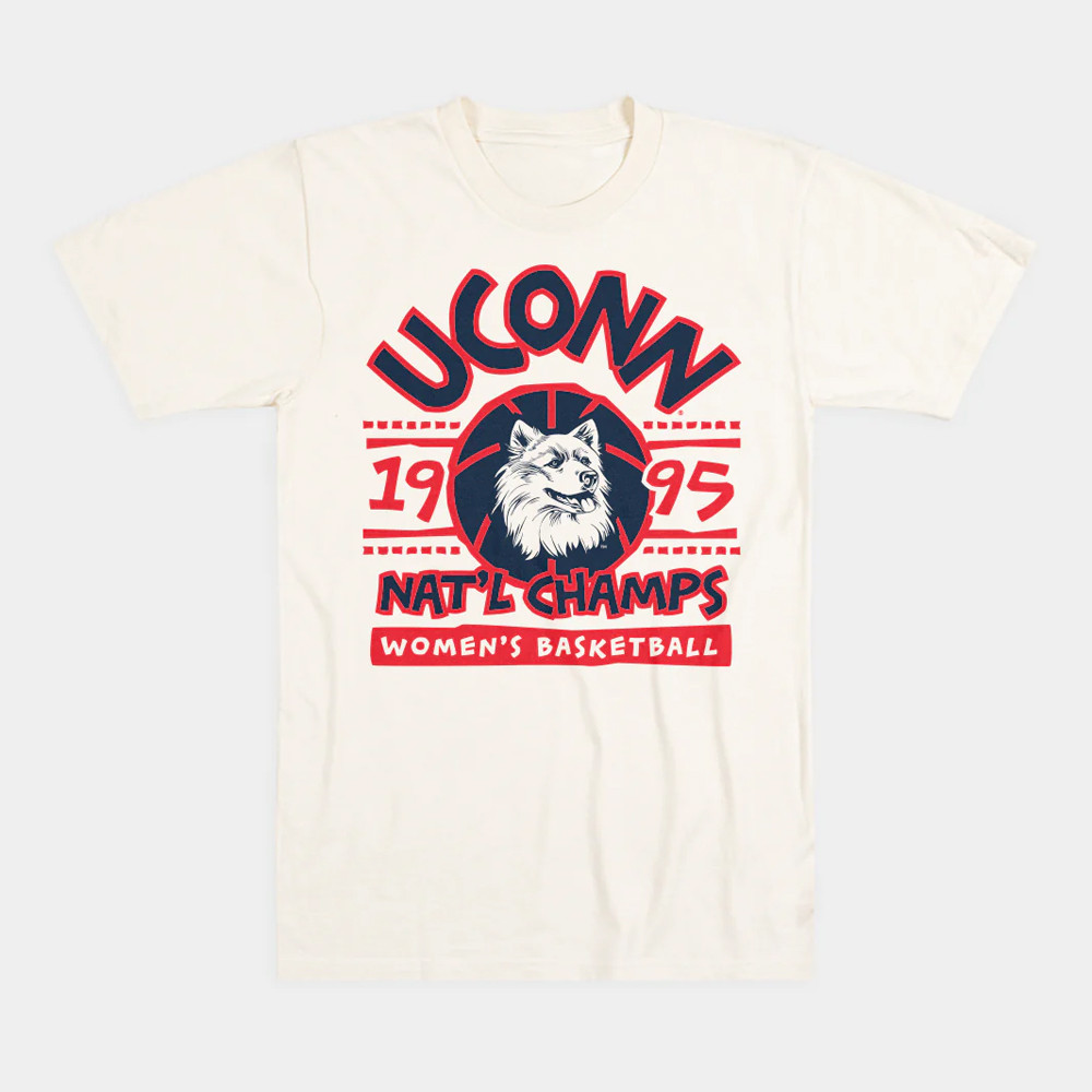 UConn Women's Basketball 1995 National Champs T-Shirt Good Gifts For Basketball Lovers Oregontrailrvpk Shirt
