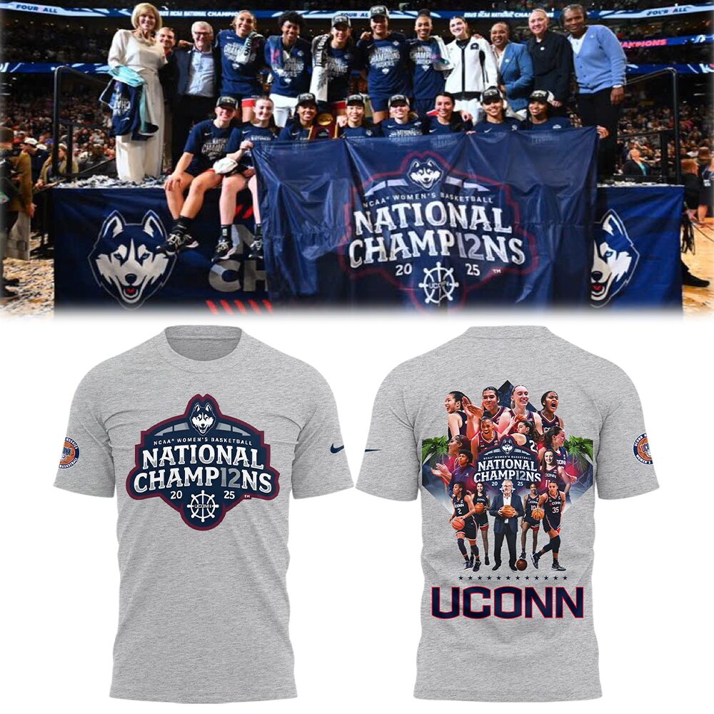 Uconn Women's Basketball 2025 National Champions T-Shirtenior Night Gifts For Basketball Players Oregontrailrvpk Shirt