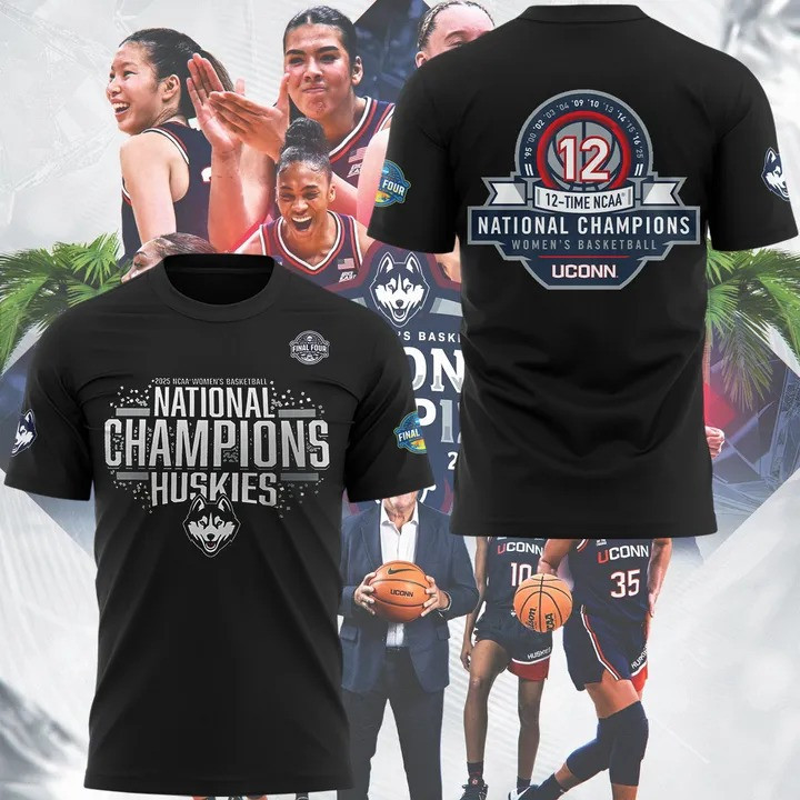 Uconn Women's Basketball National Champions 2025 Shirt Cool Gifts For Basketball Lovers Oregontrailrvpk Shirt