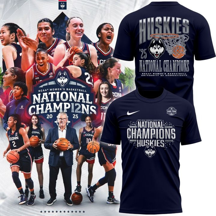 Uconn Women's Basketball National Champions 2025 Shirt Uconn Huskies Fan Gear Unique Gifts Oregontrailrvpk Shirt