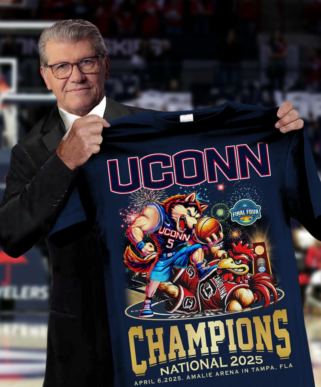 Uconn Women's Basketball National Champions 2025 T-Shirt Uconn Huskies Oregontrailrvpk Shirt