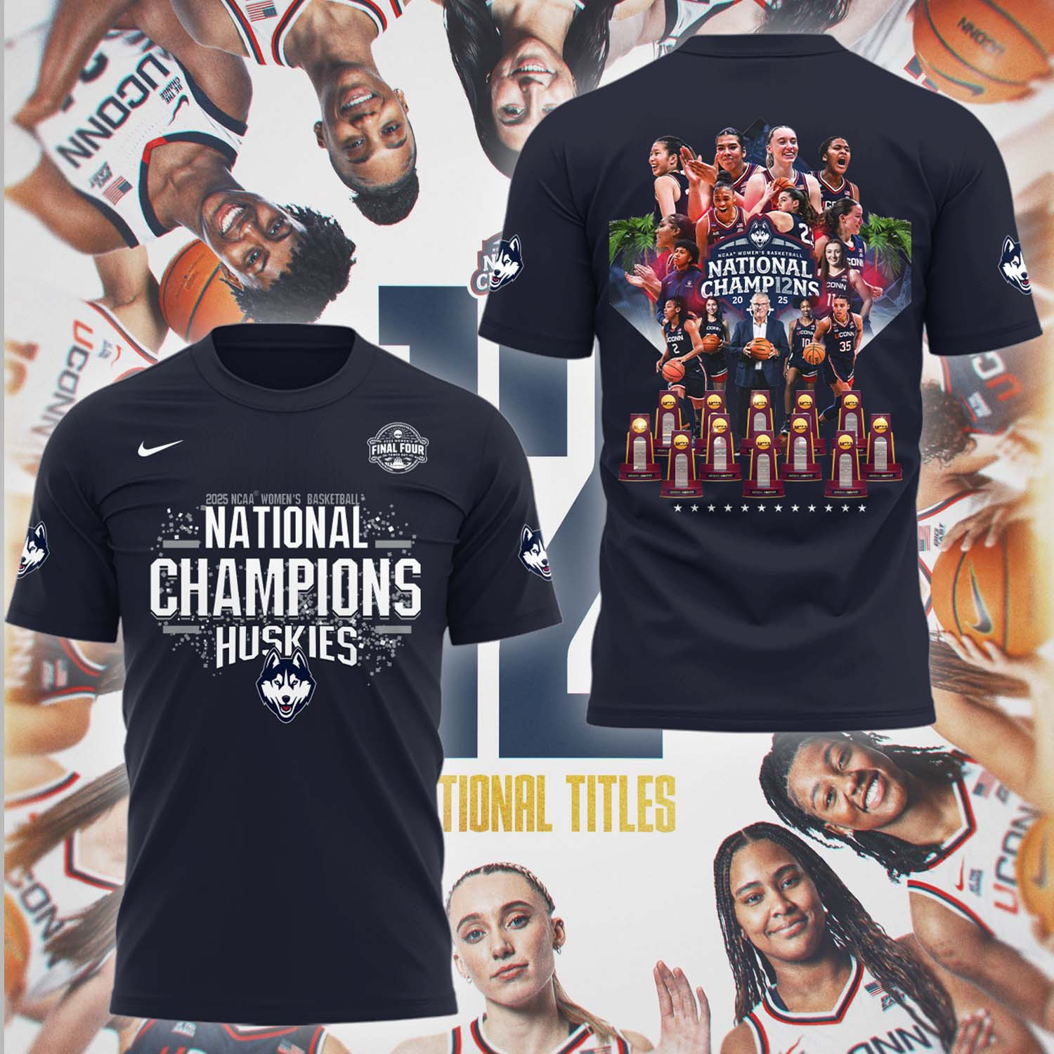 Uconn Women's Basketball National Championship Shirt 2025 Final Four Fan Merchandise Gifts Oregontrailrvpk Shirt