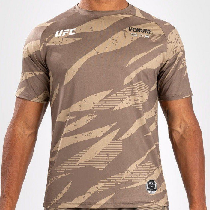 UFC Adrenaline by Venum Men's Fight Week T-shirt Desert Camo Best Gift For Big Fan Lovers. Oregontrailrvpk Shirt