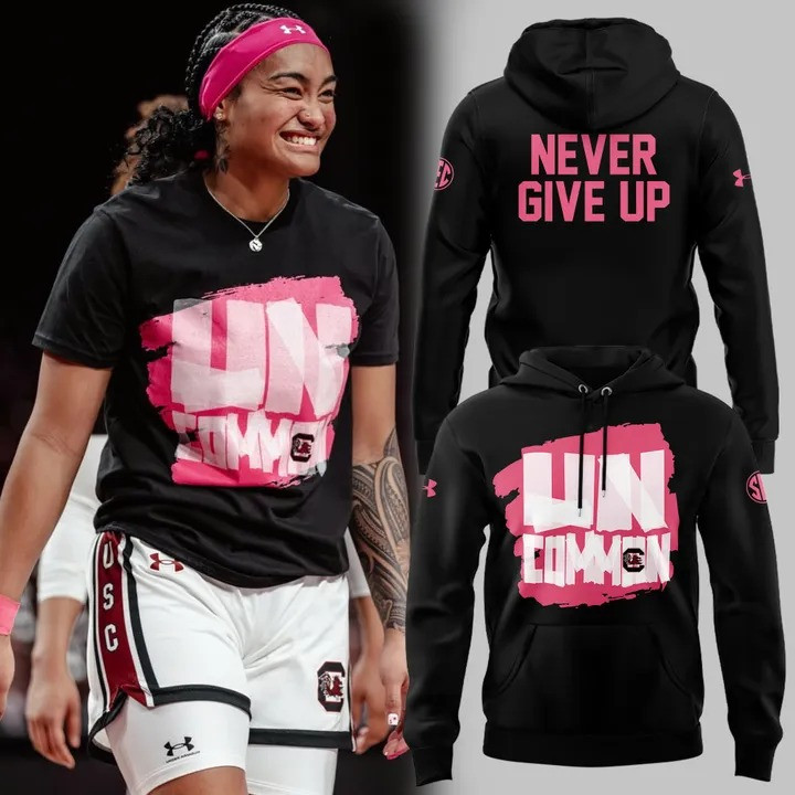Uncommon Never Give Up South Carolina Women's Basketball Hoodie