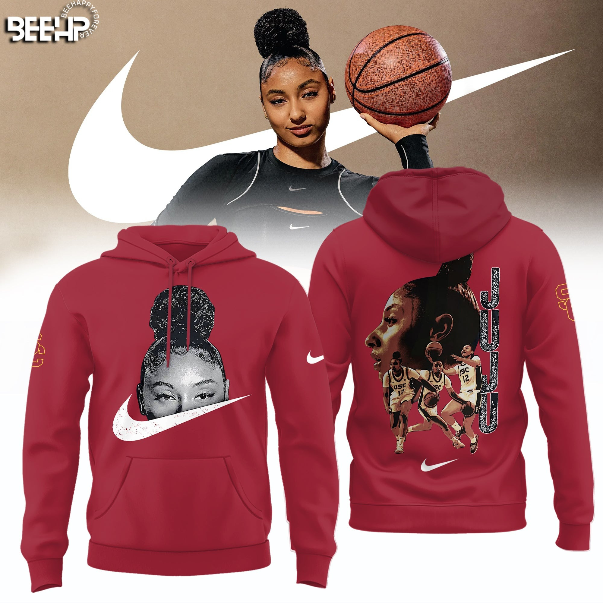 USC Trojan x JuJu Watkins Hoodie 2025 Best Gifts For Basketball Fans