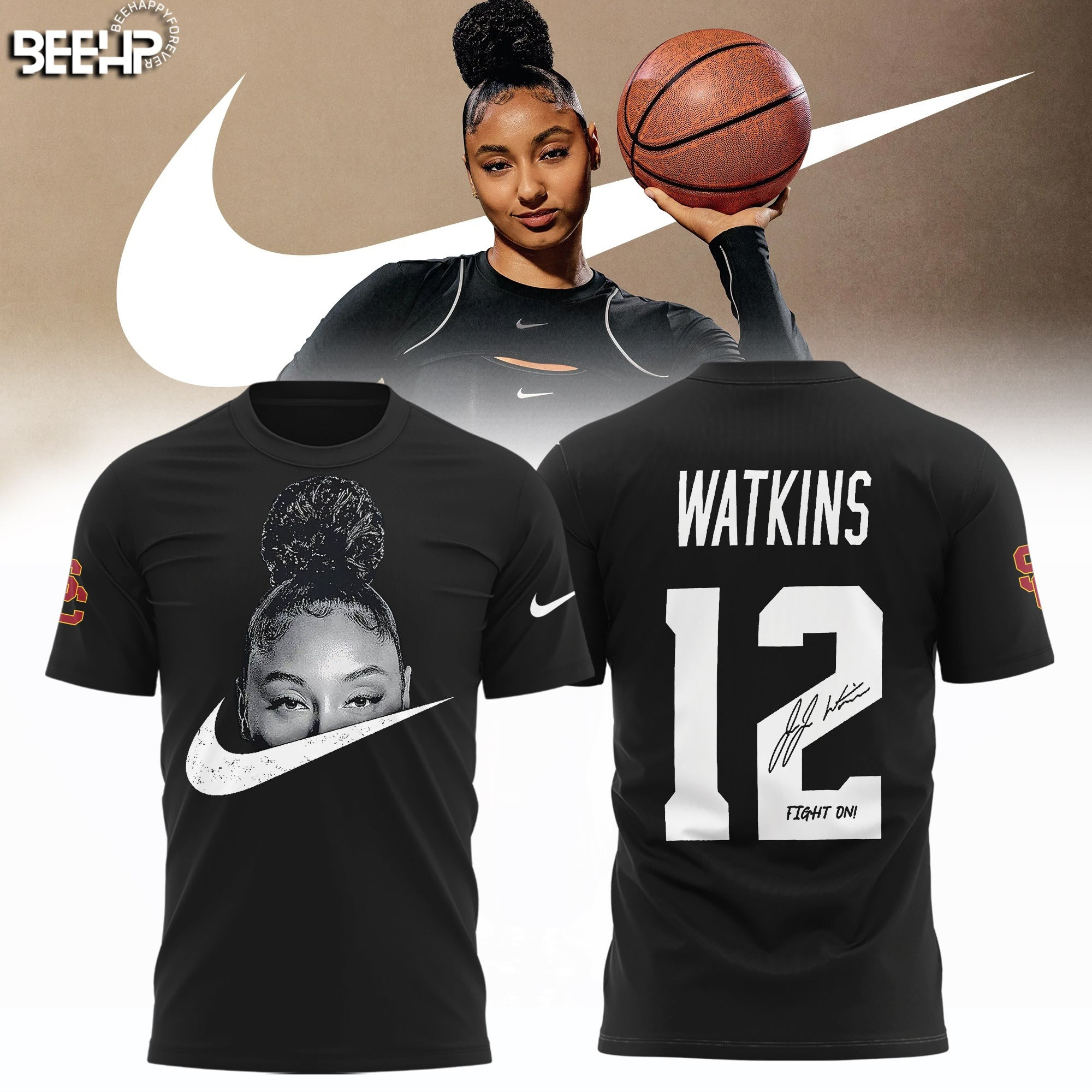 USC Trojan x JuJu Watkins Tee Shirt 2025 Best Gifts Idea For Basketball Fans Oregontrailrvpk Shirt