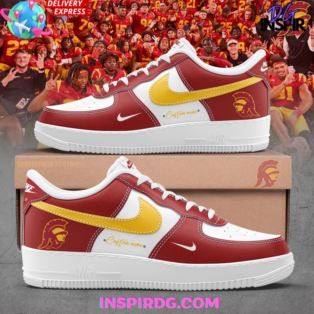 USC Trojans Football Custom Air Force 1