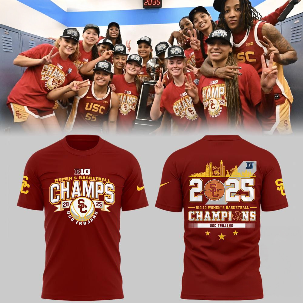 USC Trojans Women's Basketball 2025 Champions Shirt Cool Gifts For Basketball Fans Oregontrailrvpk Shirt