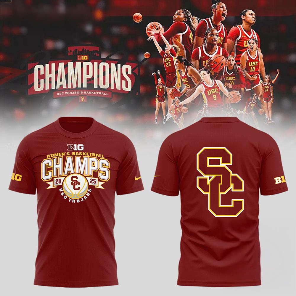USC Trojans Women's Basketball 2025 Champions Shirt Gifts For The Basketball Enthusiast Oregontrailrvpk Shirt