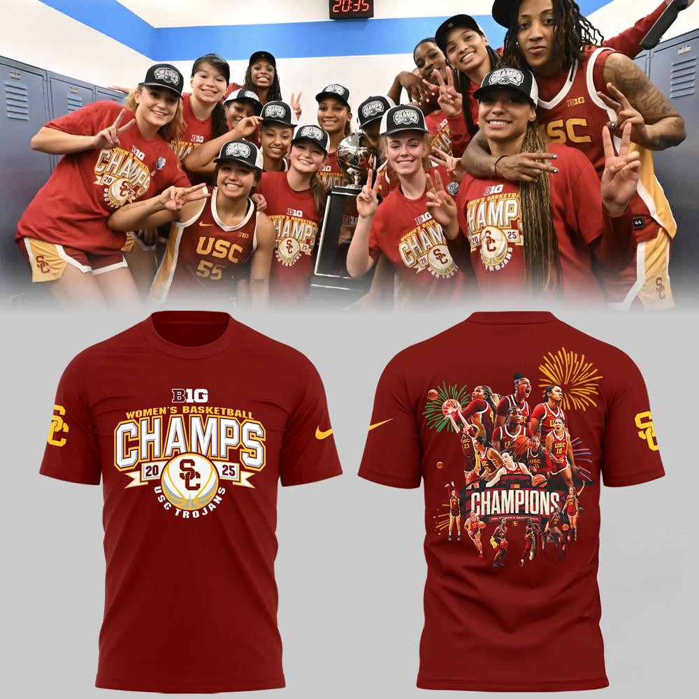 USC Trojans Women's Basketball 2025 Champions Team Player Shirt Good Gifts For Basketball Fans Oregontrailrvpk Shirt