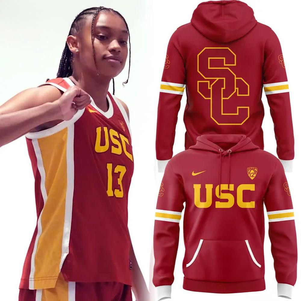 USC Trojans Women's Basketball 2025 Hoodie Basketball