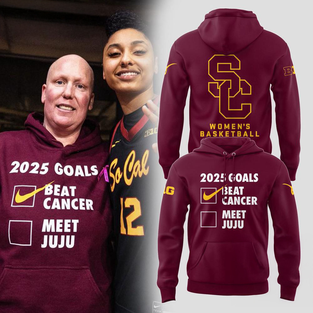 USC Trojans Women's Basketball Beat Cancer Hoodie