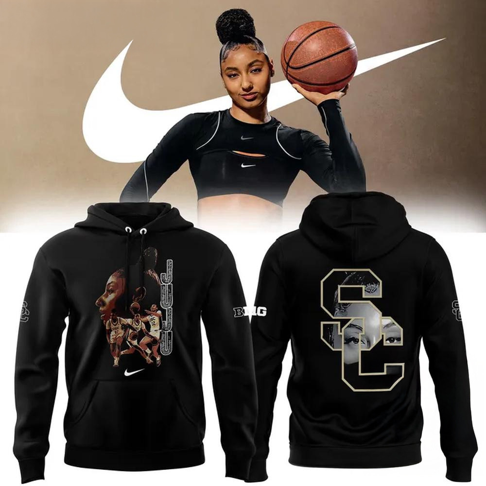 USC Trojans Women's Basketball JuJu Watkins Black Hoodie Basketball