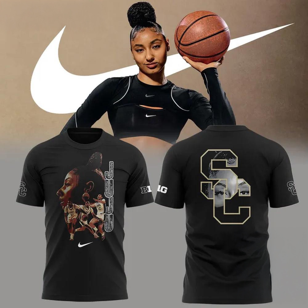 USC Trojans Women's Basketball JuJu Watkins Black Shirt Basketball Oregontrailrvpk Shirt