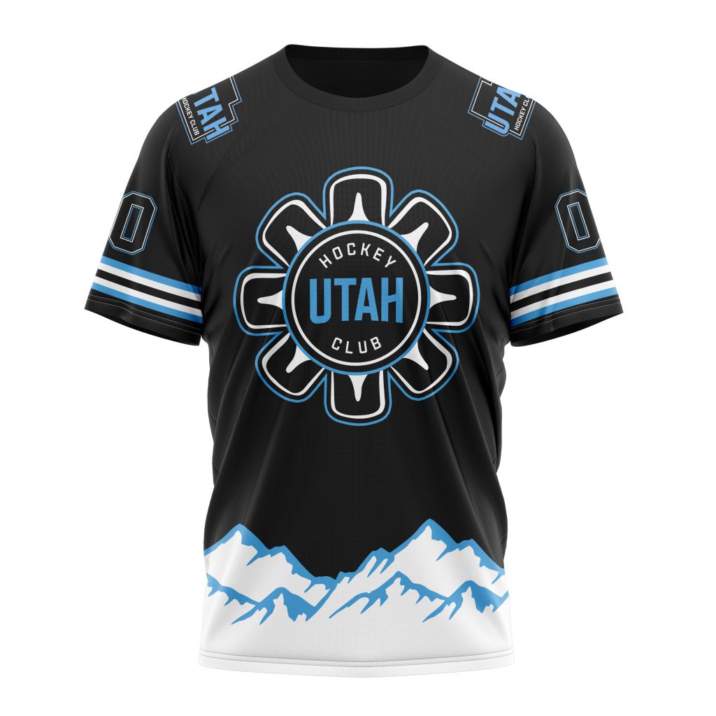 Utah Hockey Club Special Indigenous Design Personalized Name And Number T-Shirt Oregontrailrvpk Shirt