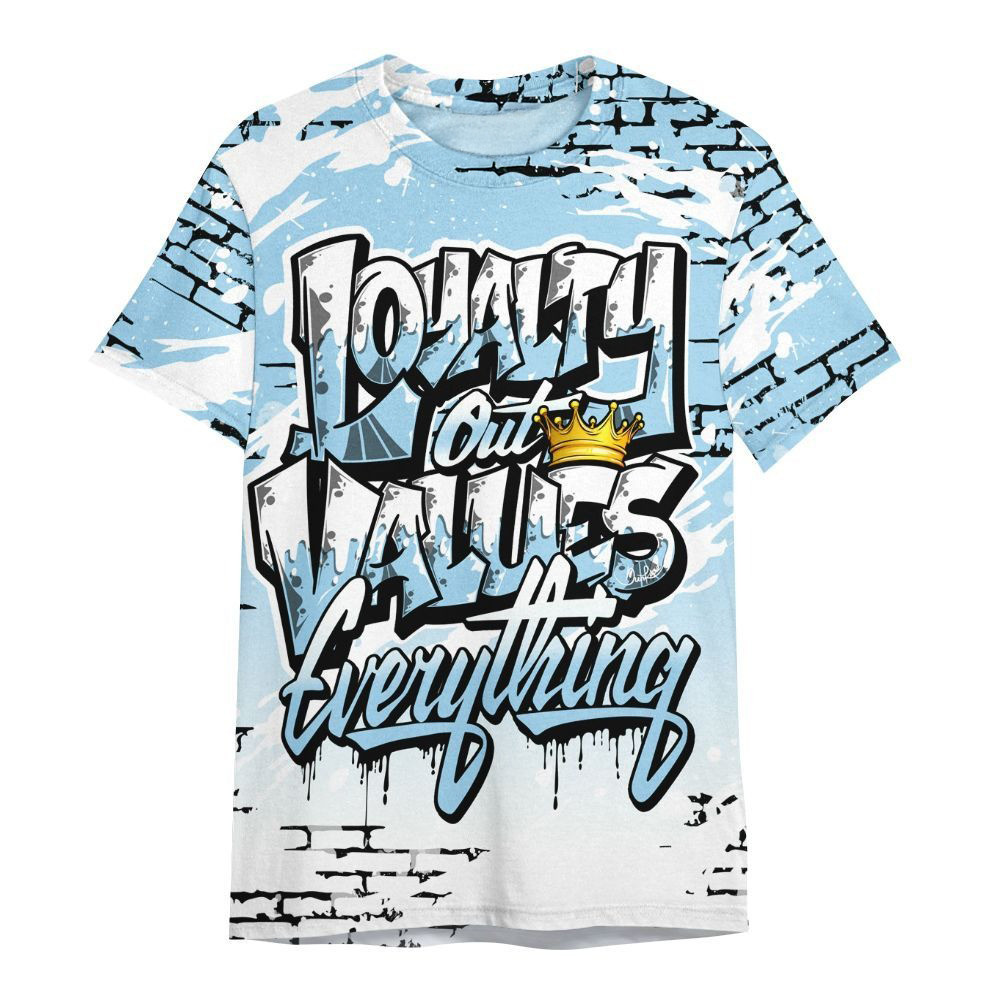 Values Of Loyalty Drip Legend Blue 11s T-Shirt Funny Father's Day Gifts Oregontrailrvpk Shirt