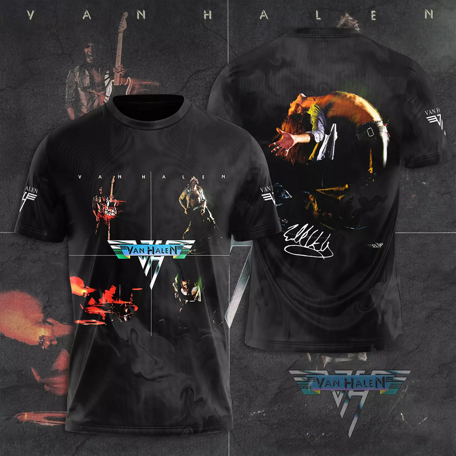 Van Halen 3D Apparel TShirt Hoodie For Men Women Oregontrailrvpk Shirt