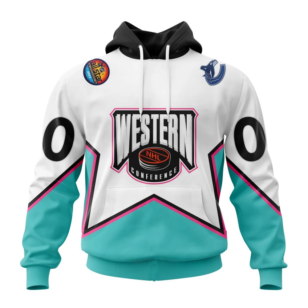 Vancouver Canucks All-Star Western Conference All Over Print Hoodie Style 51804
