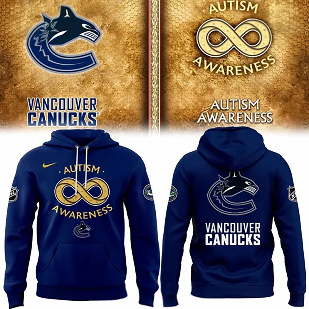 Vancouver Canucks Autism Awareness 2025 Hoodie Good Gifts For Hockey Fans