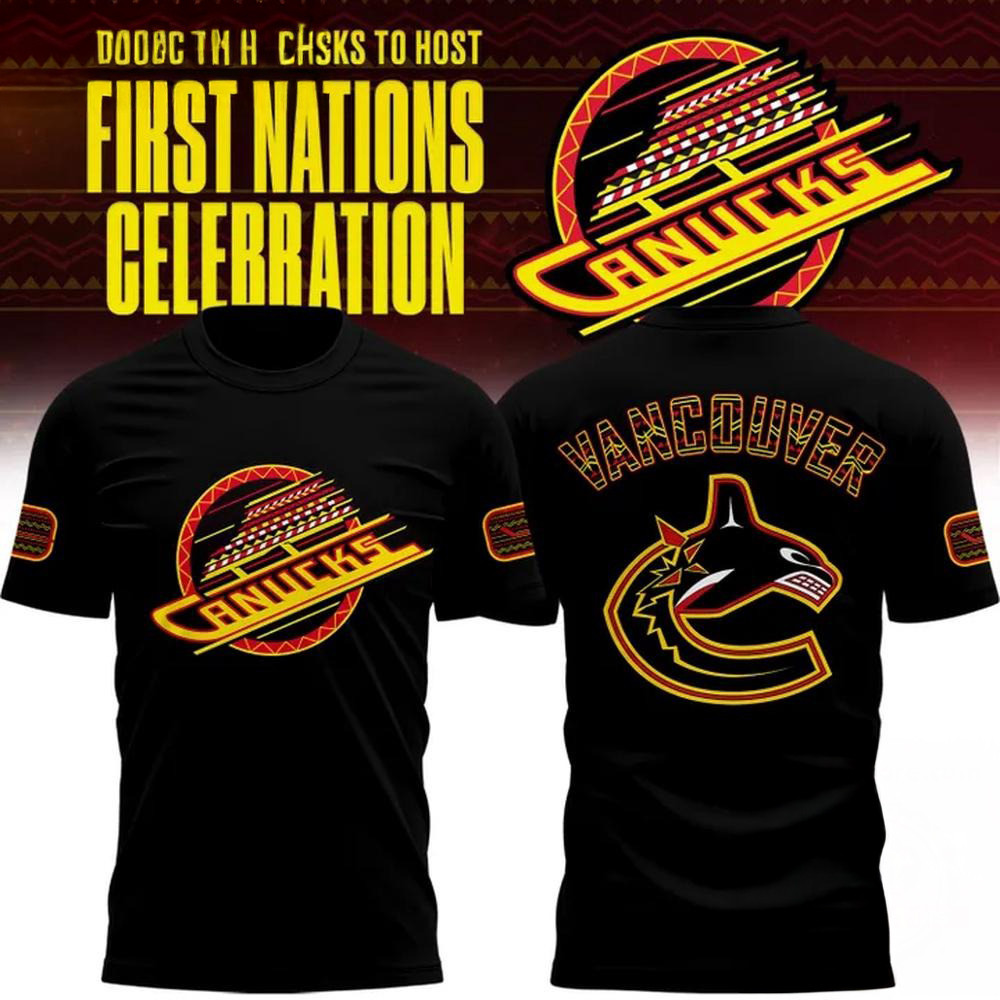 Vancouver Canucks First Nations Celebration Shirt Unique Gifts For Hockey Fans Oregontrailrvpk Shirt
