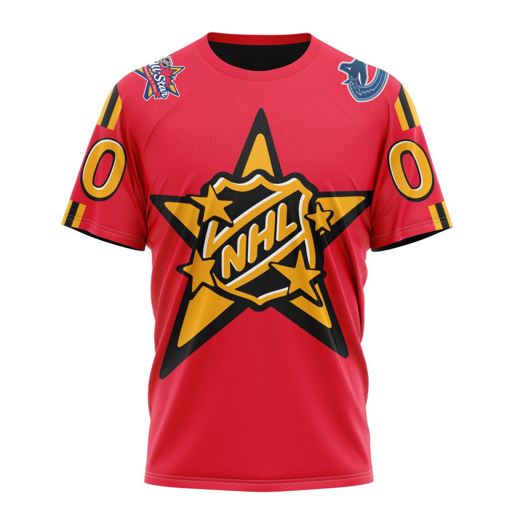 Vancouver Canucks Personalized 2024 NHL All-Star Game Personalized Name And Number T-Shirt Oregontrailrvpk Shirt