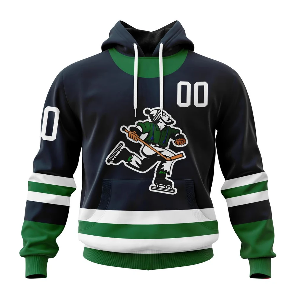 Vancouver Canucks Reverse Retro Kits All Over Print Hoodie Style 13783