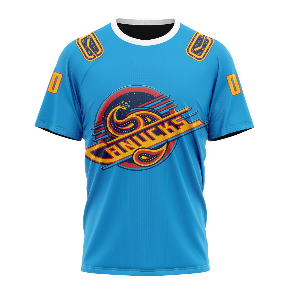 Vancouver Canucks Special 2023 Diwali Design Personalized Name And Number T-Shirt Oregontrailrvpk Shirt