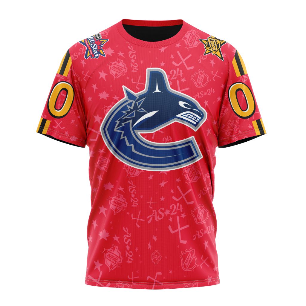 Vancouver Canucks Special 2024 All-Star Game Design 01 Personalized Name And Number T-Shirt Oregontrailrvpk Shirt