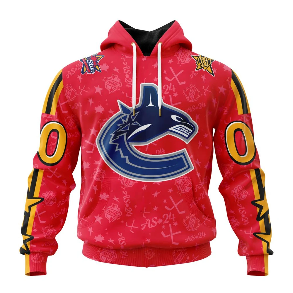 Vancouver Canucks Special All-Star Game Design All Over Print Hoodie Style 36721