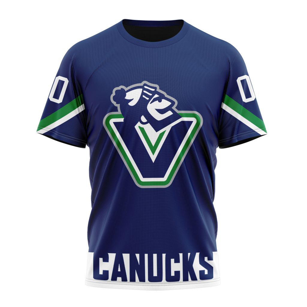 Vancouver Canucks Special Bold Design 02 Personalized Name And Number T-Shirt Oregontrailrvpk Shirt