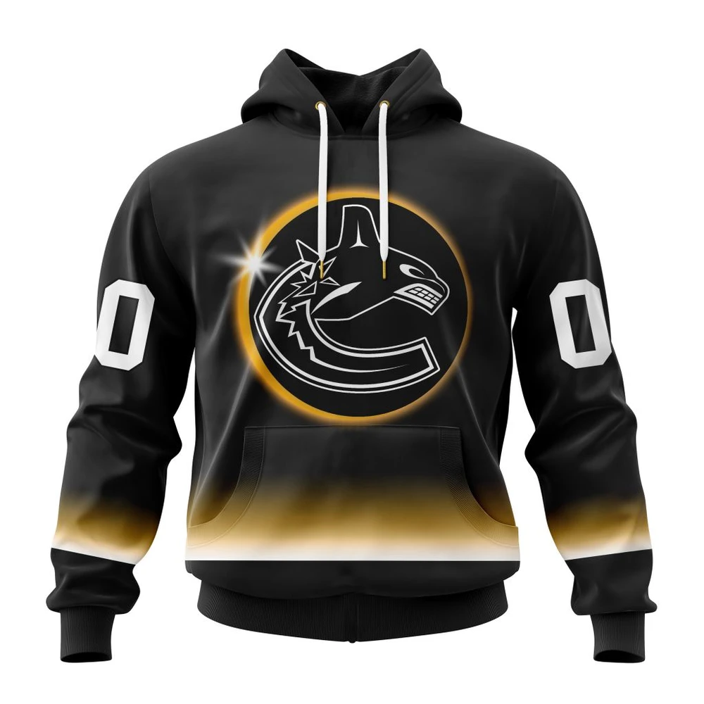 Vancouver Canucks Special Eclipse Design All Over Print Hoodie Style 50658