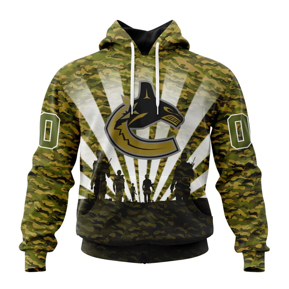 Vancouver Canucks Special Military Camo Kits For Veterans Day And Rememberance Day All Over Print Hoodie Style 76310