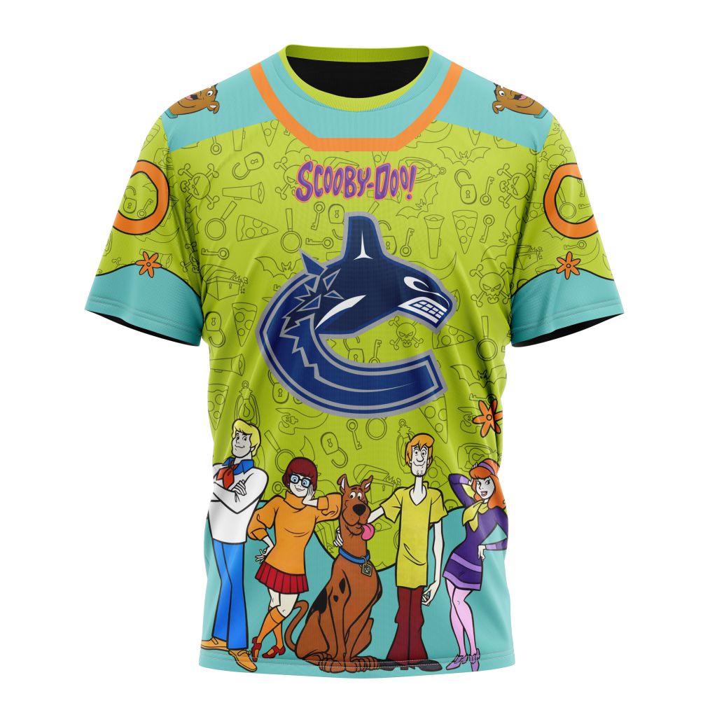 Vancouver Canucks Special Scooby Doo Design 01 Personalized Name And Number T-Shirt Oregontrailrvpk Shirt