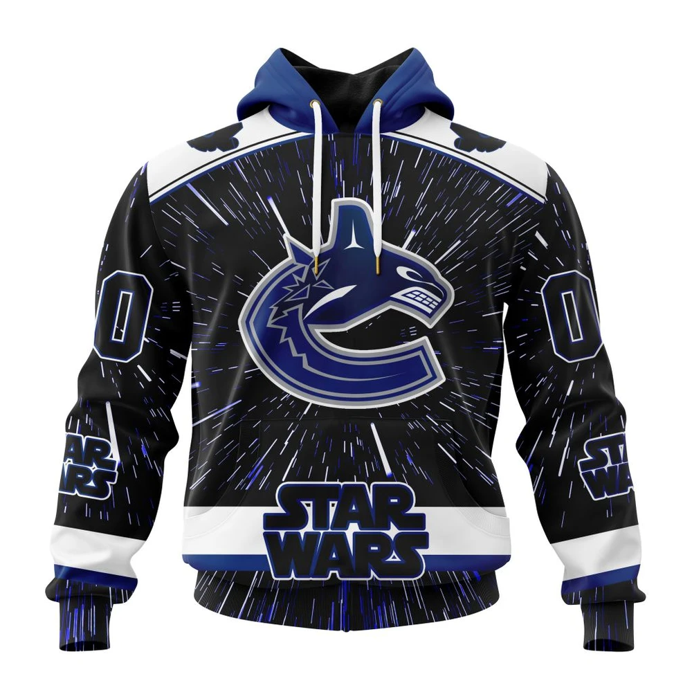 Vancouver Canucks Special Star Wars Design All Over Print Hoodie Style 83513