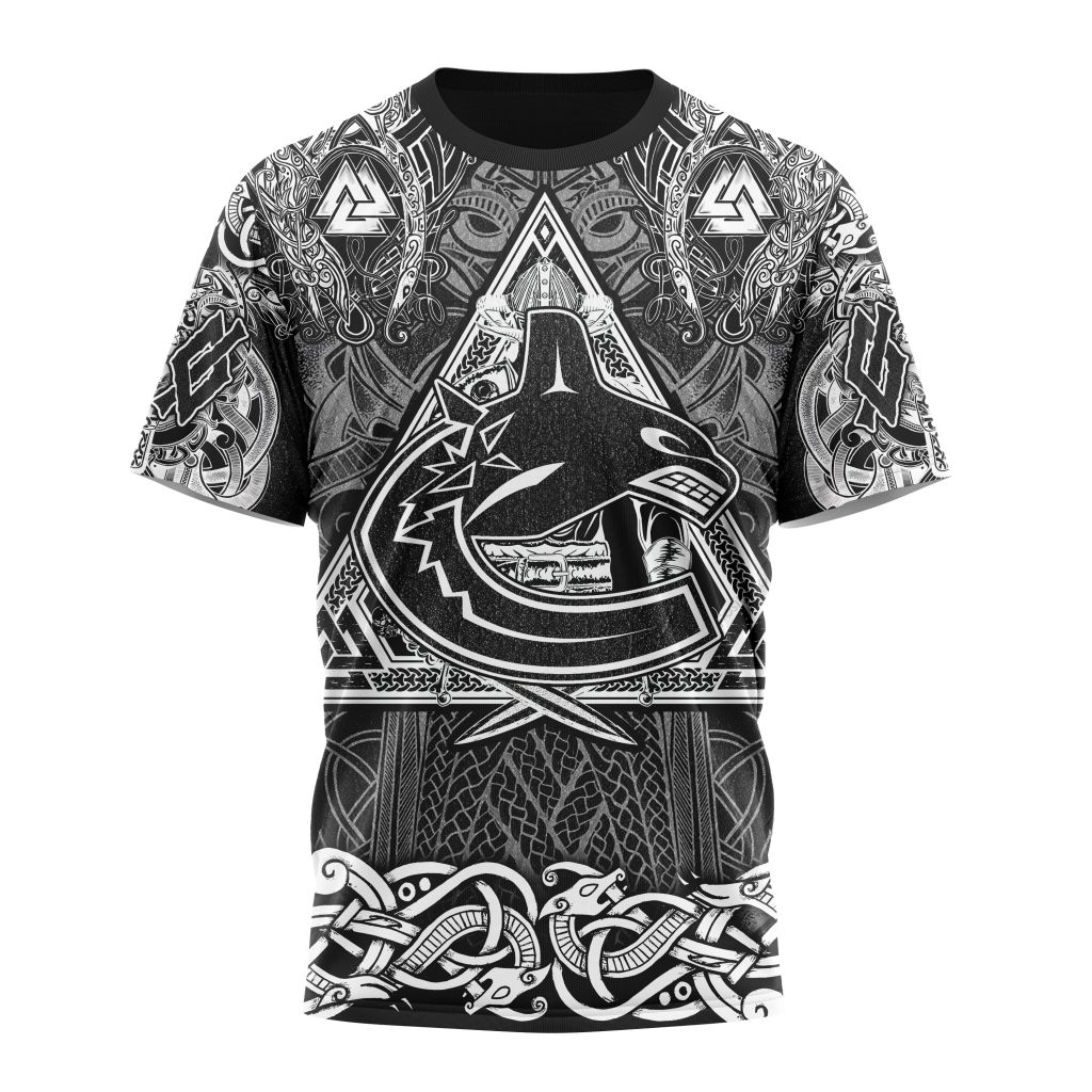 Vancouver Canucks Special Viking Design 01 Personalized Name And Number T-Shirt Oregontrailrvpk Shirt