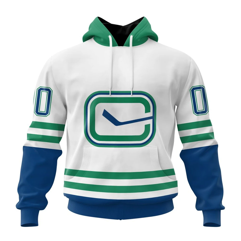 Vancouver Canucks Special Whiteout Design All Over Print Hoodie Style 49479