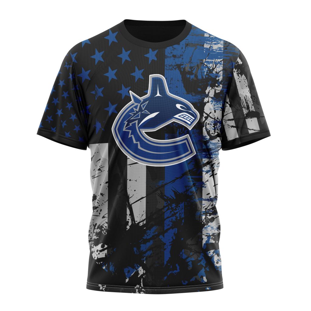 Vancouver Canucks Specialized Jersey For America Personalized Name And Number T-Shirt Oregontrailrvpk Shirt